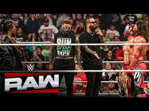 The Usos reunite to confront AJ Styles & Dragon Lee and take out The New Day: Raw highlights