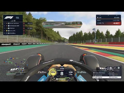 F1 25 Pole position vs 110 AI - Spa