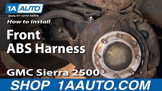 How to Replace ABS Speed Sensor with Harness 99-04 GMC Sierra 2500