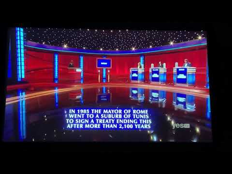 Final Jeopardy, “History” - Amy Schneider Day 2 (11/18/21)