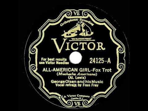 1932 HITS ARCHIVE: All-American Girl - George Olsen (Fran Frey, vocal)