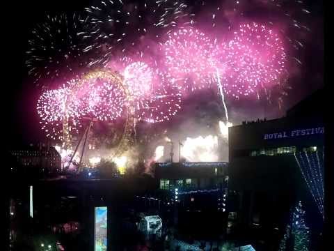 London Fireworks 2014 - Unique Southbank Footage - New Year's Eve Fireworks - Full Show