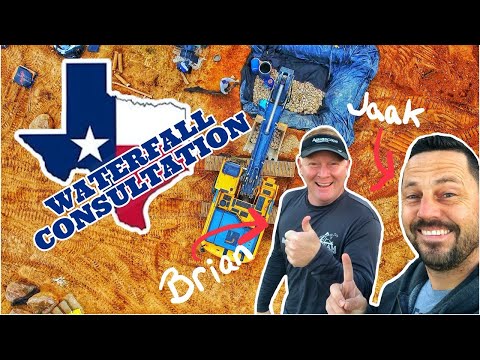 HUGE WATERFALL Consultation | Building Water Features on the Road