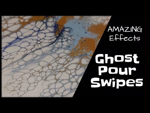 412 - Ghost Pour Swipes / Do it again challenges / Acrylic Pouring