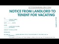 View 17 60 Day Landlord Notice To Vacate Letter