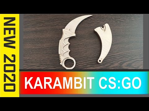 Нож karambit №3 в ножнах CS:GO из дерева 