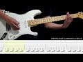 Europe - The Final Countdown Guitar Lesson With Tab(Slow Tempo)