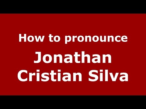How to pronounce Jonathan Cristian Silva (Argentine Spanish/Argentina) - PronounceNames.com