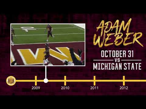 Adam Weber vs. Michigan State on Oct. 31, 2009