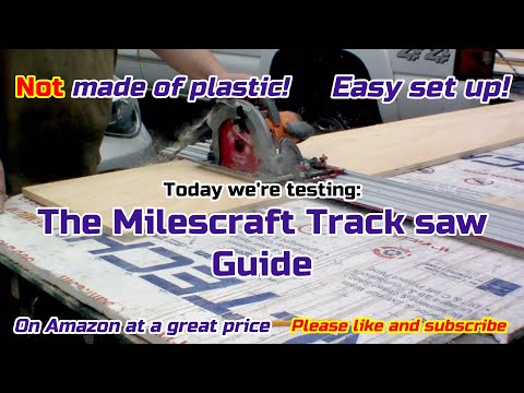 Milescraft Track saw guide review video