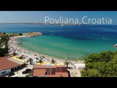 Povljana, piaszczyste plaże na wyspie PAG - Chorwacja