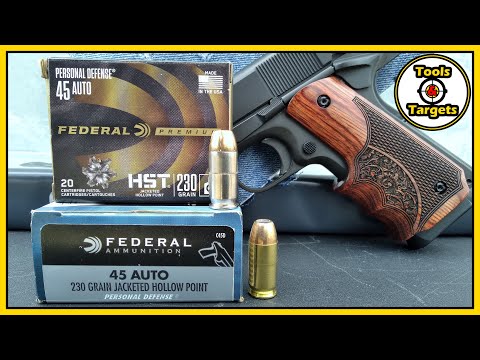Federal PUNCH vs HST (45acp) | Best Self Defense Ammo???