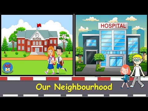 Our Neighbourhood For Kids, Places of Neighbourhood, 15 Neighbourhood, Neighbourhood Sevrvices, EVS.