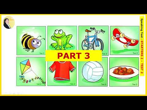 Pre -A1 Starters 2 - Speaking - Test 2 (Langplus Centre)