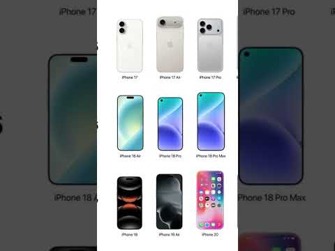 iPhone 17, iPhone 18, and iPhone 19 concept design #iphone #iphone17