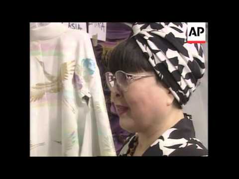 Japanese designer shows off her new collection in Rome