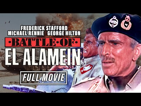 Epic 1960's Hollywood War Movie | The Battle of El Alamein (1969) I Full Movie