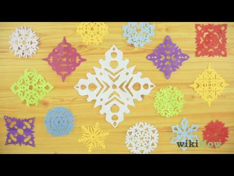 Comment Faire Un Flocon De Neige En Papier