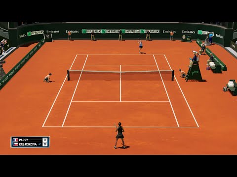 AO Tennis 2 - Diane Parry vs Barbora Krejčíková - PS5 Gameplay