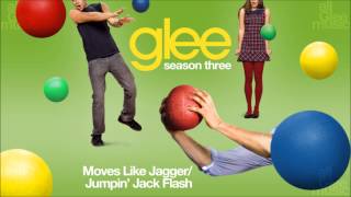 Moves Like Jagger / Jumpin&#39; Jack Flash | Glee [HD FULL STUDIO]