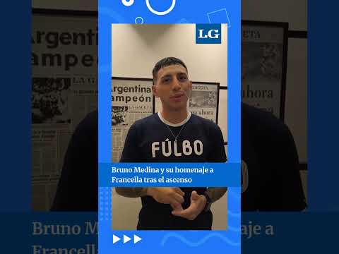 EL HOMENAJE A FRANCELLA DE BRUNO MEDINA