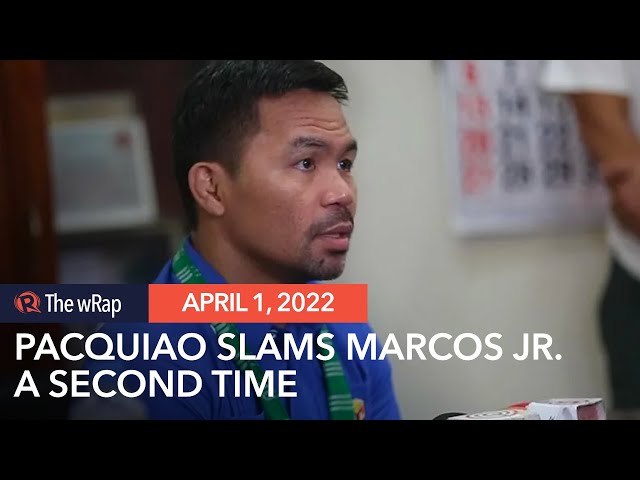 ‘Ayaw ni Presidente sa droga… Di ba na-isyu si Bongbong sa illegal drugs?’ – Pacquiao