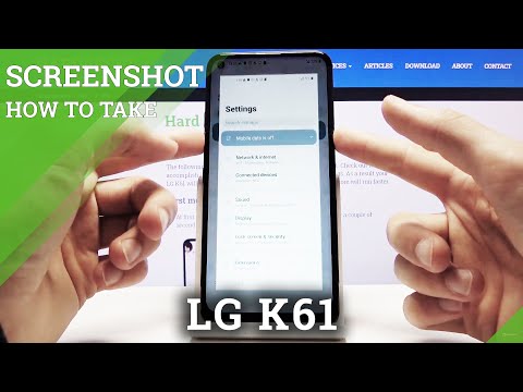 How to Capture Screen on LG K61 – Screenshot