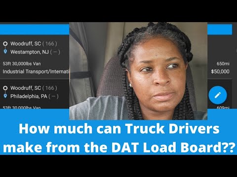 How Much Money can Owner Operators Make from the DAT Load Board!! 👀