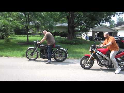 VIncent Test Ride: Big SId Black Shadow