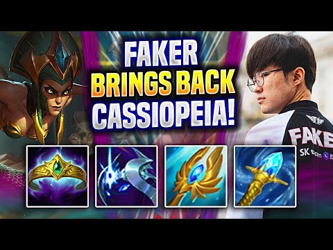 FAKER BRINGS BACK HIS INSANE CASSIOPEIA! - T1 Faker Plays vs Ryze! | League of Legends Season 2022