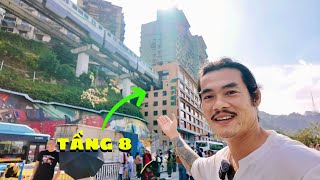 Độc lạ Tàu Điện Ngầm đi xuyên qua chung cư 19 tầng , Ghé phố cổ 700 năm tuổi tại Trùng Khánh 🇨🇳