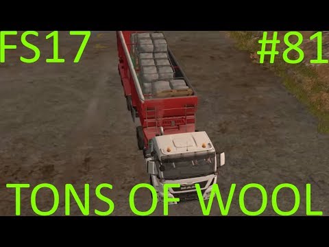 Farming Simulator 2017 | TONS OF WOOL | Mustang Valley Ranch | Episode 81