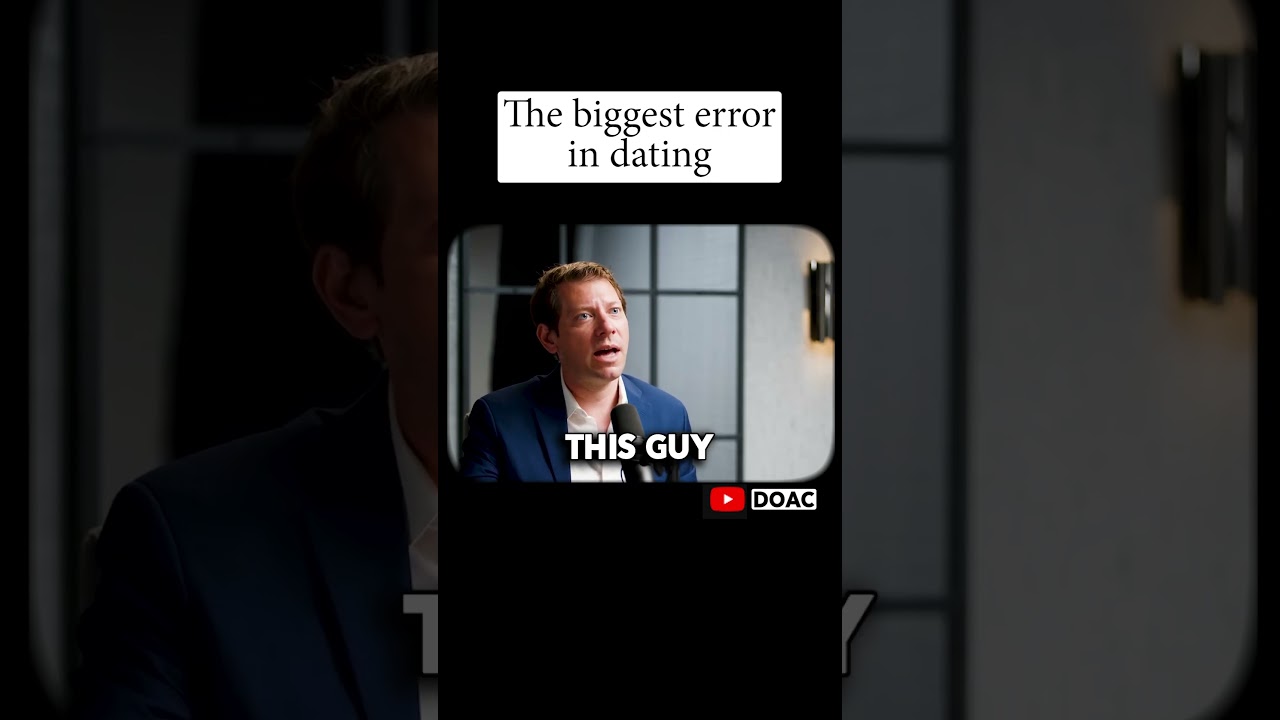 The biggest error in dating