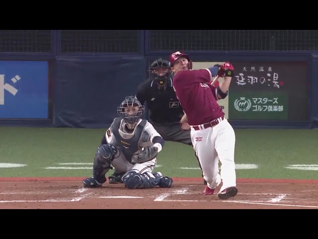 【3回表】イーグルス・浅村 打った瞬間確信の特大同点2ランアーチで3年連続30発に王手!! 2020/10/3 B-E