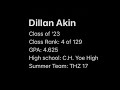 Dillan Akin ‘22 Summer Baseball