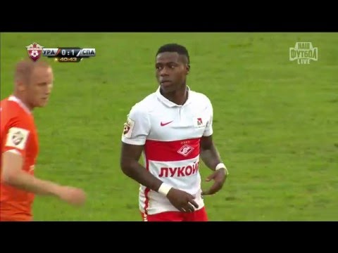 Quincy Promes' goal. FC Ural vs Spartak | RPL 2015/16
