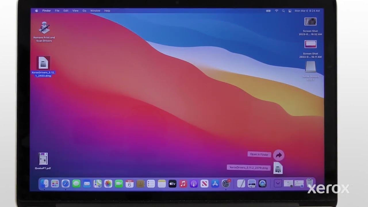 Xerox® VersaLink® B625 Multifunction Printer Install Macintosh Drivers
