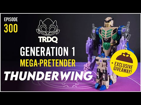 TRDQ 300! G1 Mega Pretender Thunderwing Review + 10K Subs Exclusive Giveaway!