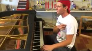 Crazy Random Guy Rocks Out in Harware Store