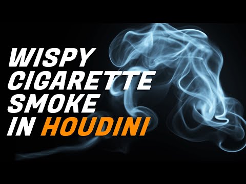 Wispy Cigarette Smoke in Houdini