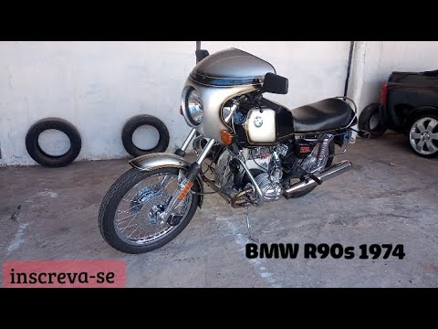 Thumbnail for BMW R90s 1974 em detalhes #bmw #bmwclassic #motosclassicas #motos by BMW R90S