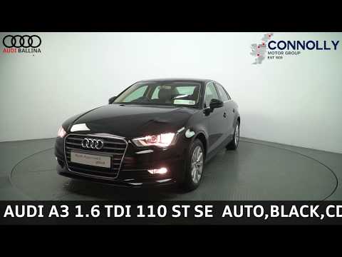 CMG AUDI BALLINA 161LD161 AUDI A3 1 6 TDI 110 ST SE  AUTO,BLACK