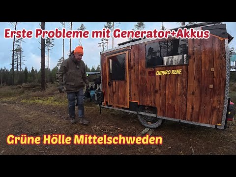 Generator and battery problems/Winter tour Sweden #9