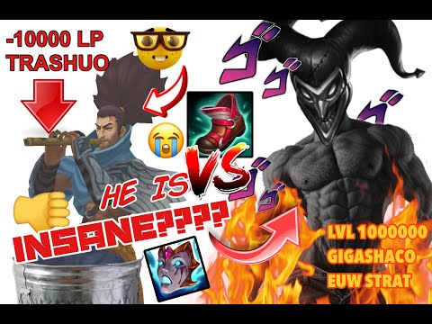 Providing BRAINLAG to a Yasuo as Shaco Mid Lane