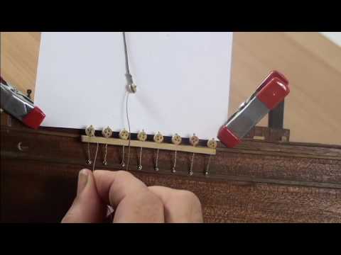 Colocación de obenques