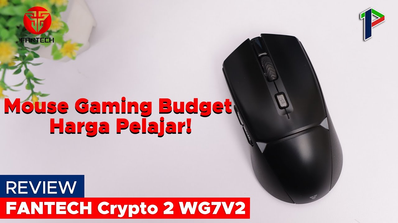 Mouse Gaming Wireless HARGA PELAJAR !!? Fantech Crypto 2 WG7V2 Review Indonesia