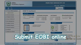 How to Submit EOBI Online | EOBI Tutorial 2025 | New Method of EOBI Submission