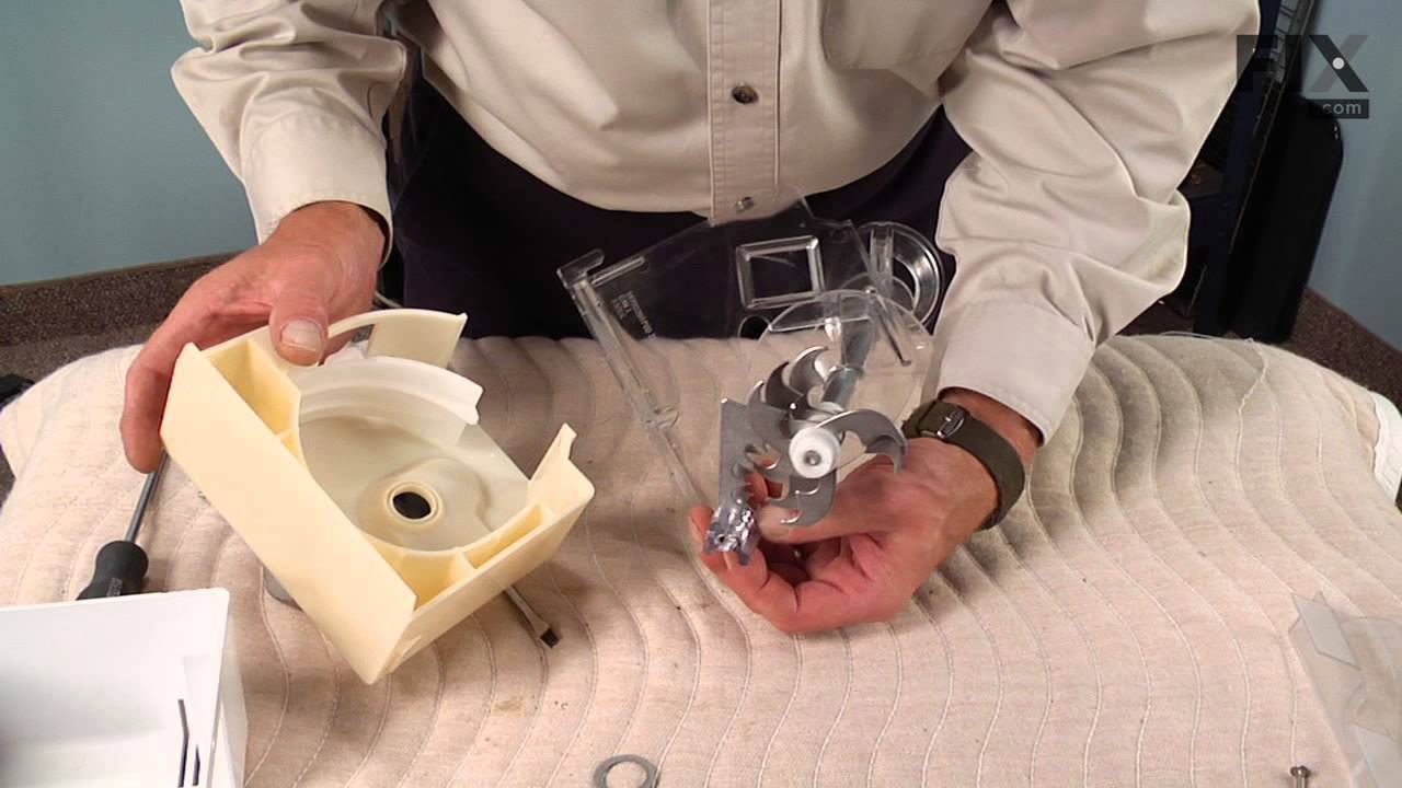 Replacing the Refrigerator Front Dispenser Bucket Auger Nut Replacing the Refrigerator Front Dispenser Bucket Auger Nut
