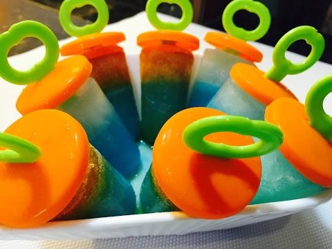 Frozen Jello Popsicles Ice Lolly