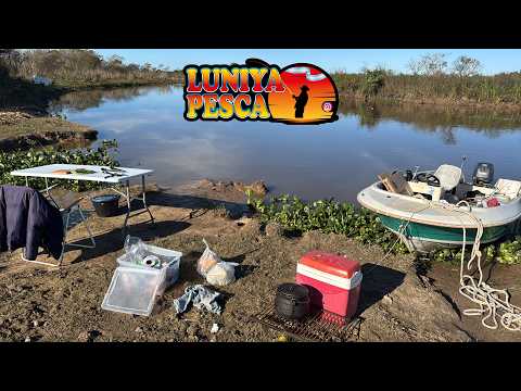 PESCA Y FRITANGA SOLO - PUERTO ARAGÓN, BARRANCAS, SANTA FE #fishing #lineadepesca #pesca #argentina